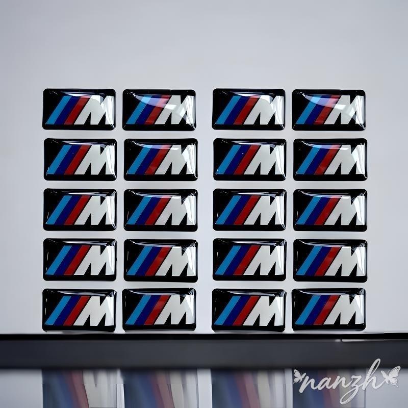 SNLL4 Motorcycle BMW 3M Logo 3D Three-dimensional Sticker Fuel Tank Stickers Soft Backing For BMW X4 X3 X1 E83 X2 X5 G20 X6 X7 E53 F40