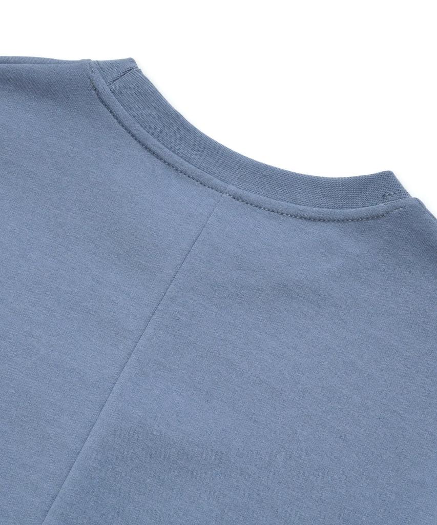 JEMUT Eddy Oversized Short Sleeve T-Shirt Ash Blue Kjst2189