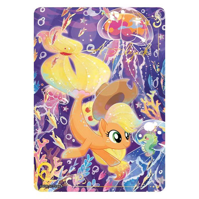 Genuine My Little Pony Card Friendship Eternal 6 7 8 Huiyue Series SC SLR SGR UR Cute Princess Anime Collectible Cards Toy