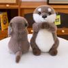 Lazy otter plush toy creative home ornament children's doll aquarium souvenir