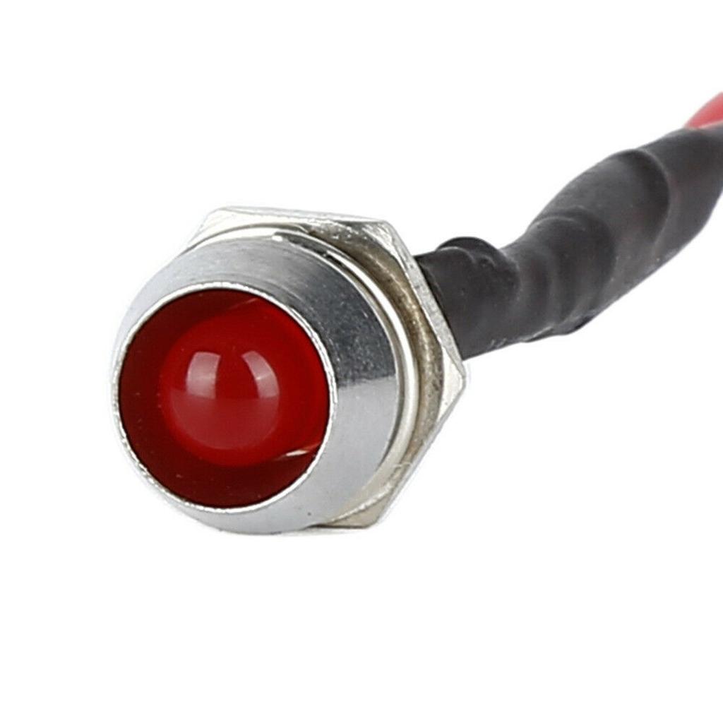 Индикатор Светодиодная лампочка Детали Пилотная приборная панель Красный