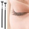 4Pcs Eyelash Brush Long Handle Scalloped Soft Bristles Lash Separation Mascara Fan Brush Women Girls Eye Makeup Tool