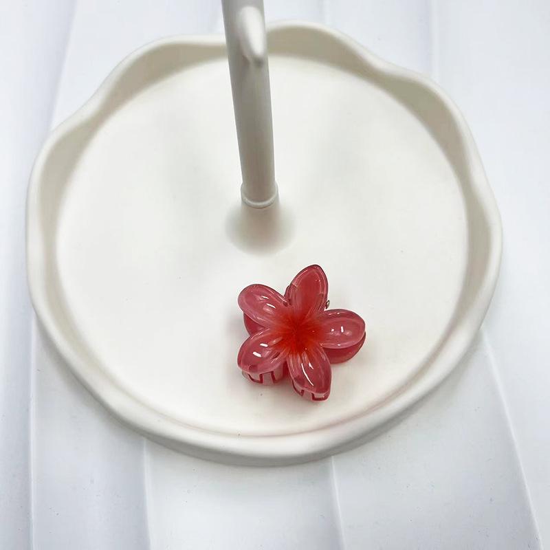 Европейский и американский Франжипани 4 см Модный зажим-краб для волос для пляжного отдыха