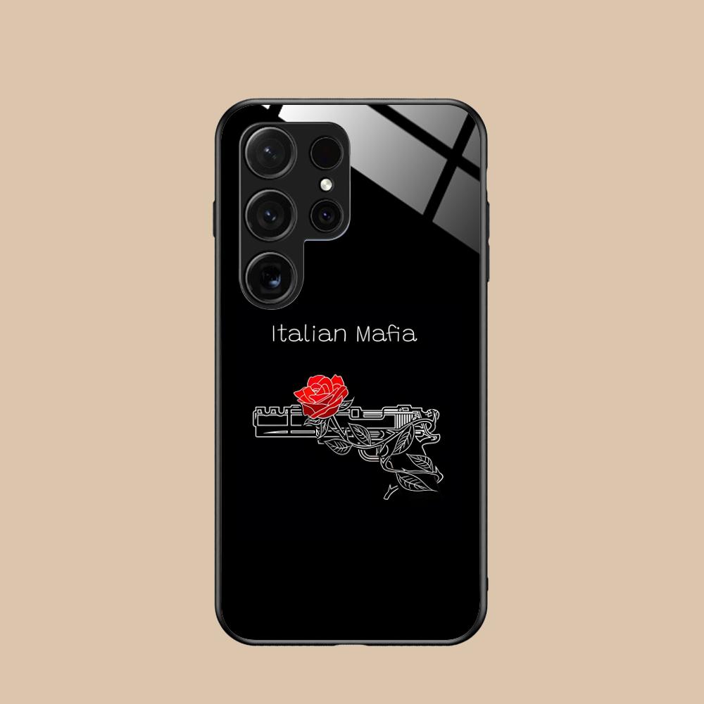 Итальянская мафия Чехол для телефона для Samsung Galaxy S26 S25 S24 S23 S22 S21 S20 Note20 Plus FE Ultra Защитная крышка из стекла