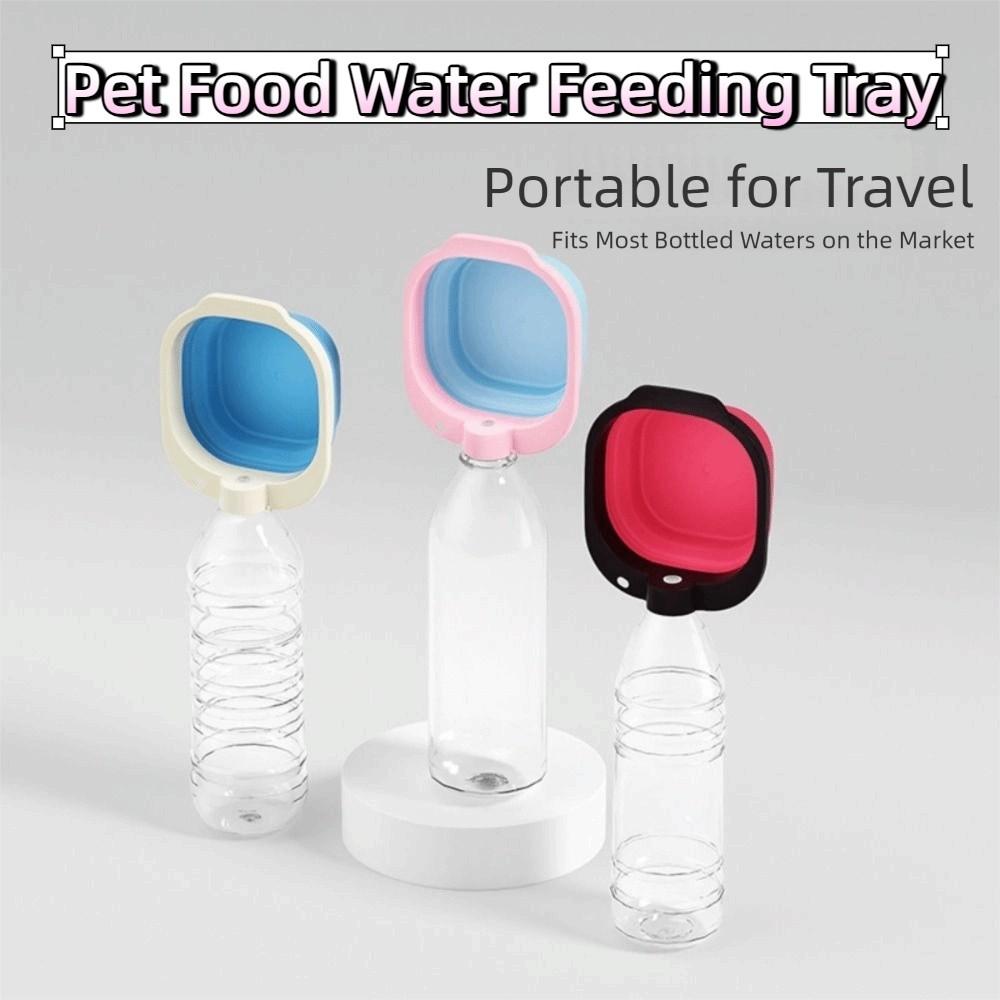 Food Grade Collapsible Dog Water Bowl Lightweight Puppy Food Container Pet Travel Feeder  Outdoor