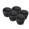 5 Pieces Car Pushbutton Switch 12V ON/OFF Luminescence Toggle Switches Round Rocker Dot Switch LED Light Waterproof