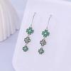 New Earrings DIy Style Earrings High-end Niche Design S925 Silver Earrings, Personalized Jewelry Gift