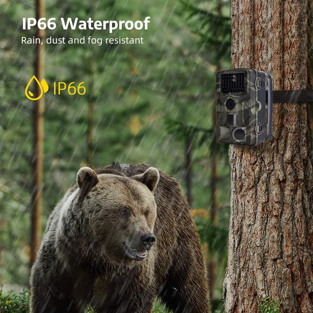 Уличная камера для охоты на тропу дикой природы Hd 24mp 2,7k 940nm Водонепроницаемая ИК-камера ночного видения Potraps слежения за камерой наблюдения
