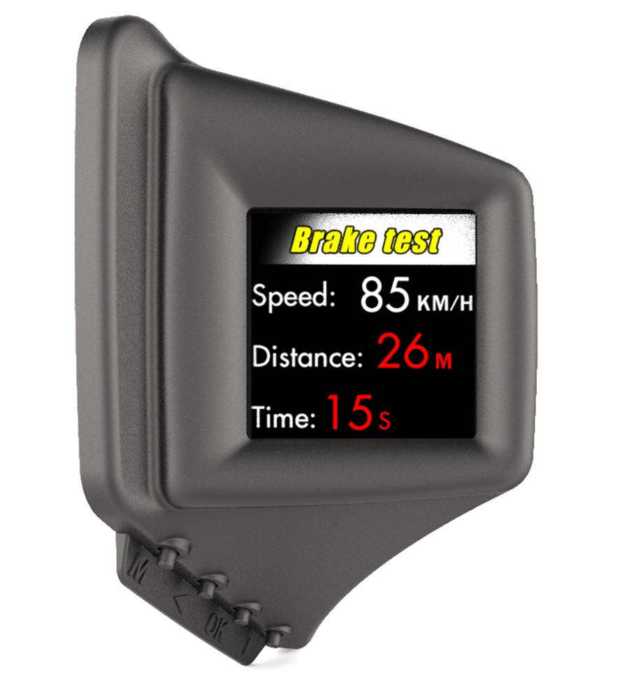 Транспортные средства OBD+GPS 2в1 Двойная система HUD Бортовой компьютер A-стойка Спидометр Об/мин
