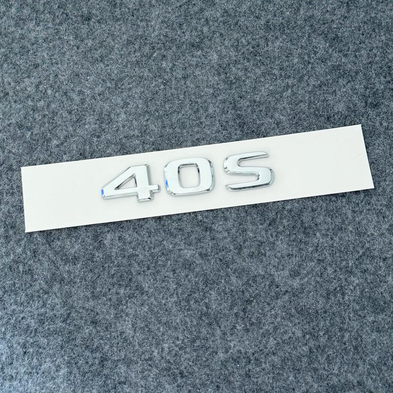Emblema ABS con letras plateadas y negras B20 B30 D30 450 650 para Mercedes Benz Brabus C W203 W204 W205 Coupe, insignia para ma