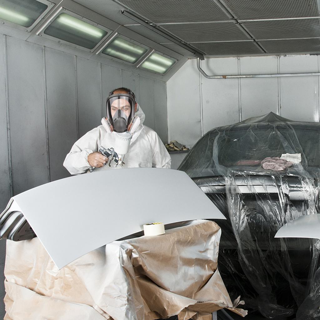 Многоразовый полнолицевой респиратор Полнолицевая крышка 16 в 1 Газовая крышка Респиратор для органических паров Широкое поле