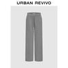 UR 2025 Fall Women's Casual Drawstring Curved Pants