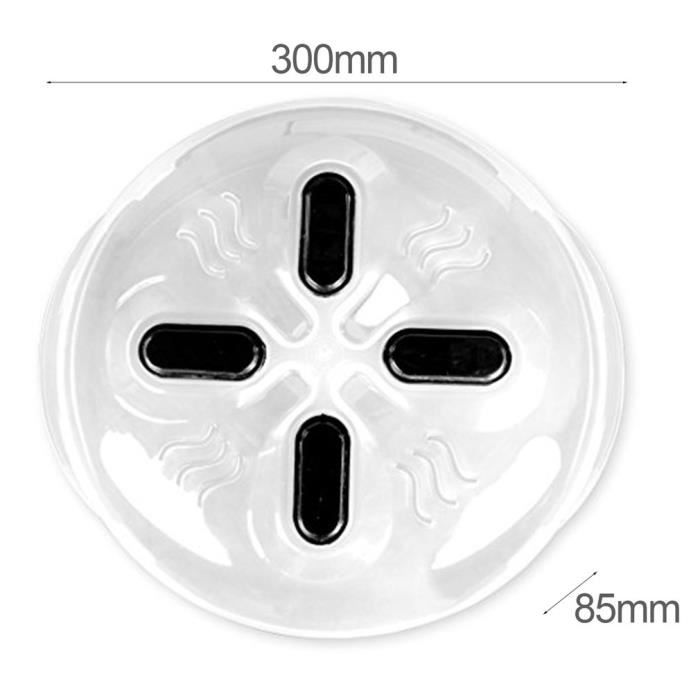 Microwave Oven with Splatter Guard Cover Anti-splatter Lid with Steam Vents