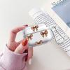 Прозрачные Чехлы для Наушников Чехол Для Airpods 2 Pro 1 Pro3 3 4 Pro2 Розовый Бант