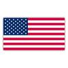 [BABICARE] USA American Flag 1 Sheet Sticker/Sticker for Clothes/Car Body Safe Heat Resistant/ Resistant/Sun
