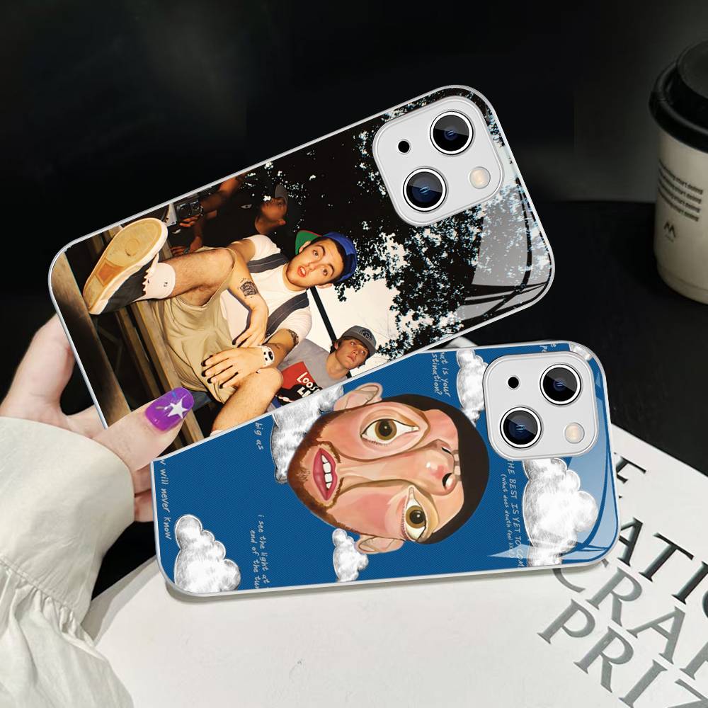 Крутое закаленное стекло M-mac Miller для iPhone 14 13 12 11 Pro Mini XS MAX 14Plus X XS XR Чехол
