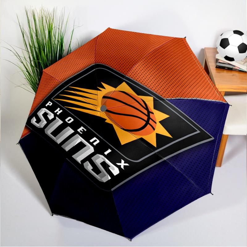 Phoenix Basketball Team Umbrella 8-Frame for Travel, Camping, Casual Lightweight Portable Umbrella, Essential for Every Family Holidays Gift