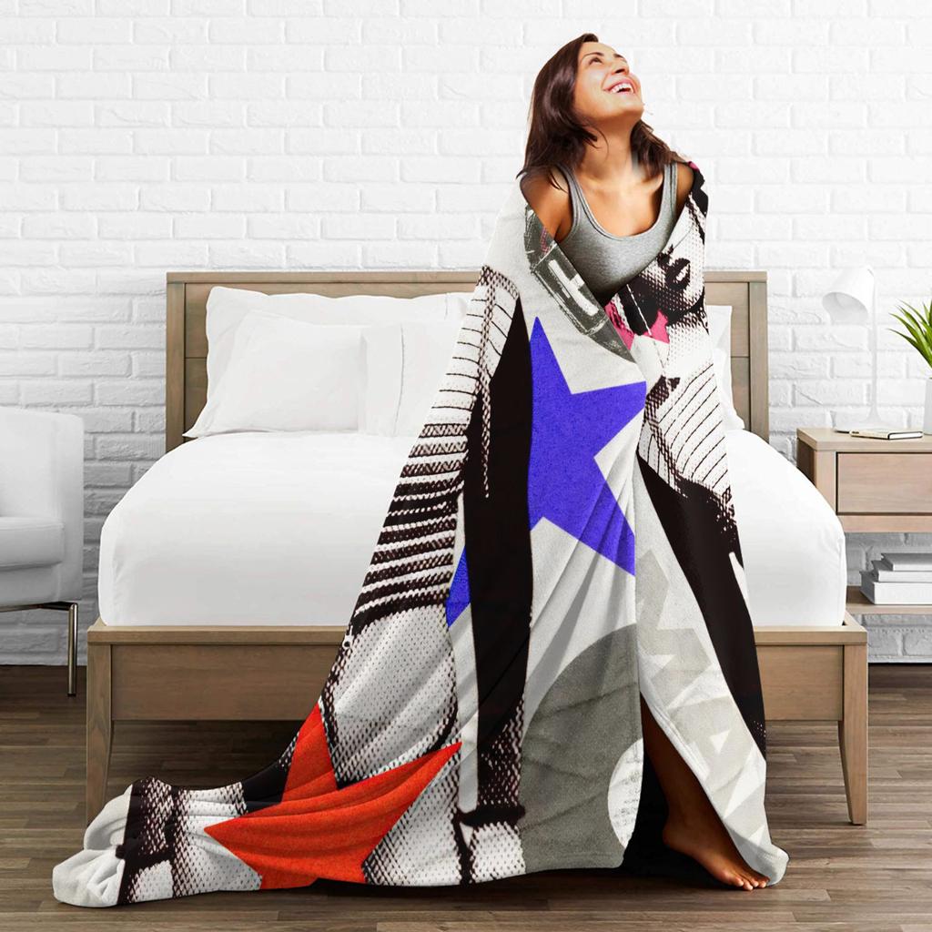 Rosalia Lux Soft Warm Blankets Travel Plush Bedding Throws Fluffy Home Decor Flannel Bedspread Sofa Bed Cover