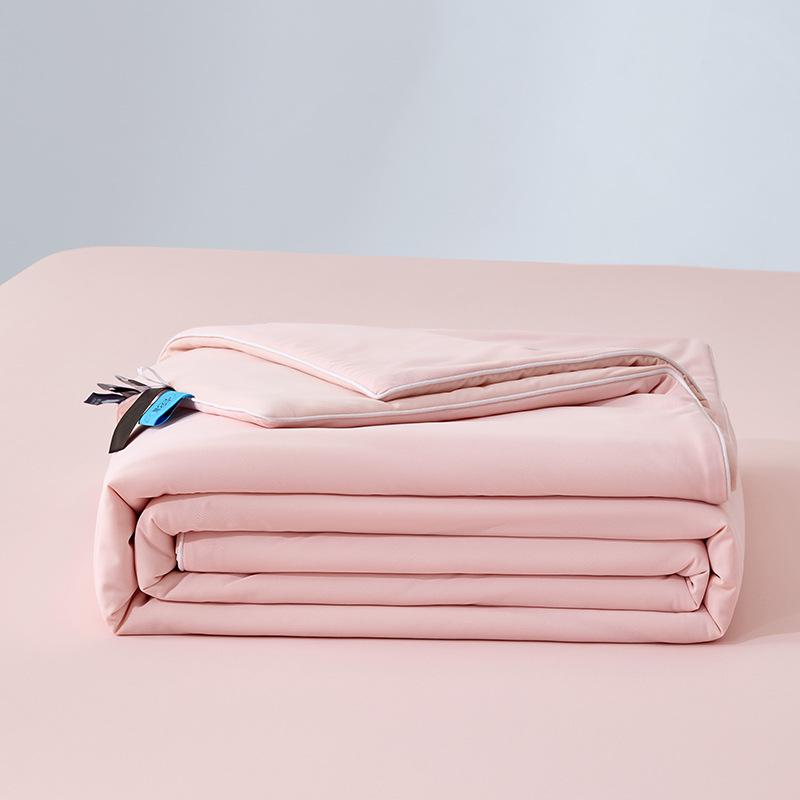 Class A Jin An Summer Cool Snow Lotus Quilt - Temperature Controlled, Machine Washable, Skin-Friendly, Silk Double Thin Cooling Quilt