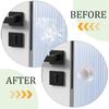 Silicone Door Stopper Wall Protector Bedroom Door Handle Bumper Self Adhesive Anti-crash Pad Practical Furniture Accessories