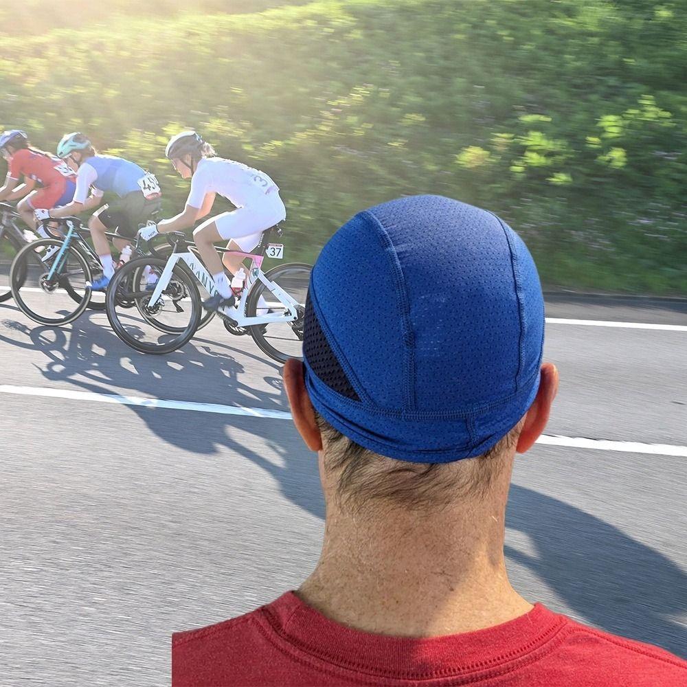 Sun Protection Cycling Caps Breathable Running Sports Hat Lightweight Helmet Inner Cap Motorcycle
