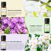 EUQEE 6PCS Fragrance Oils Set Gift for Aromatherapy Diffuser Yoga Spa Massage Bath Skin Care Relaxation DIY Perfume