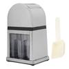Manual Ice Crusher Labor Saving Hand Crank Shaved Ice Machine with Transparent Cover for Home Bar