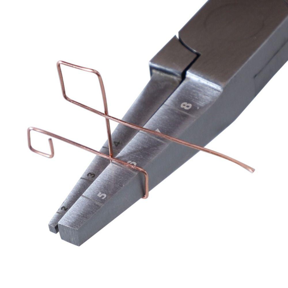 Square/Round Nose Wire Looping Plier Carbon Steel Winding Pliers Wire Forming