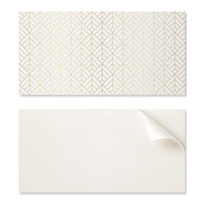 Dekoracyjny Panel Winylowy Na Ścianę Z Nadrukiem 100X50 Cm Wzór Liści W Układzie 3D