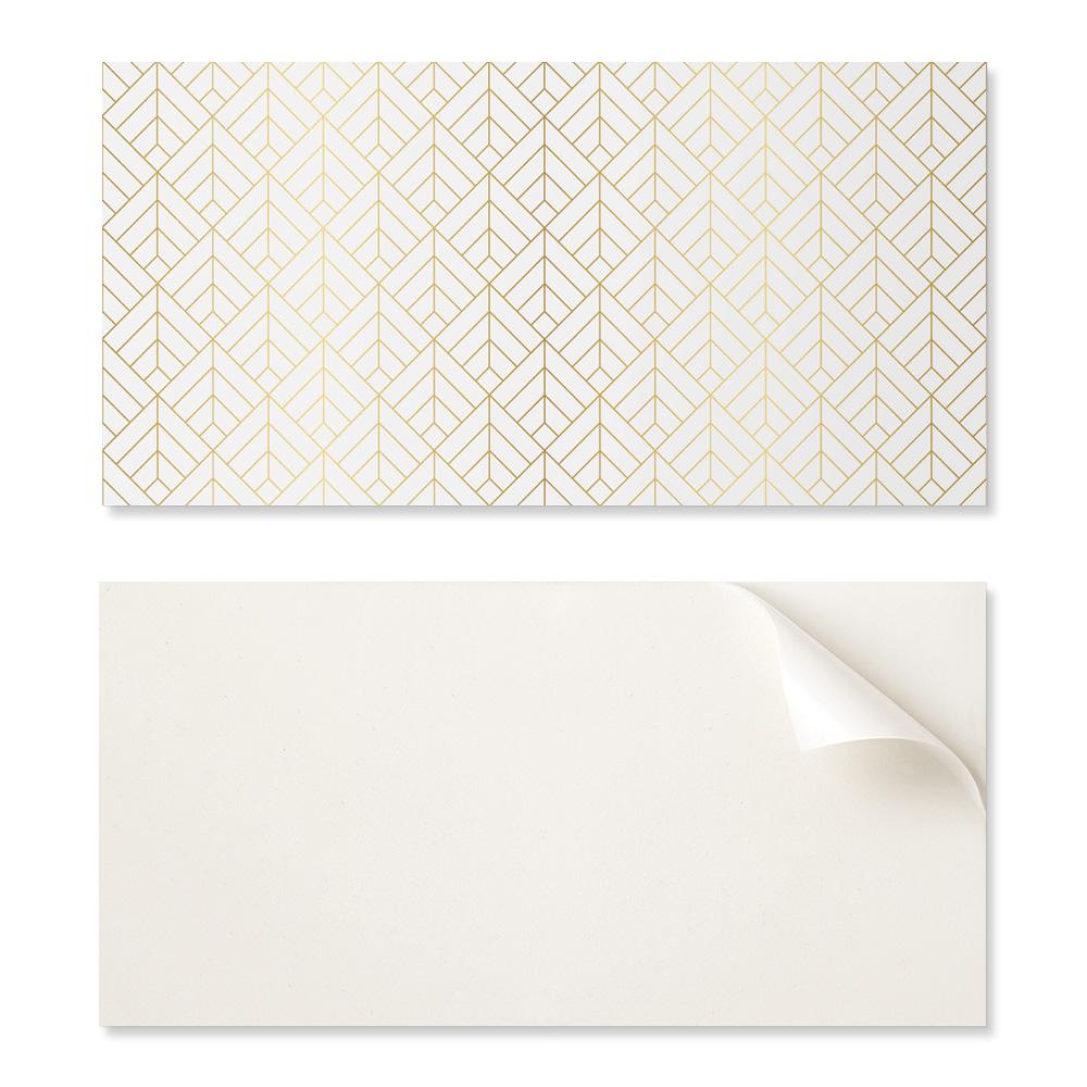 Self-Adhesive Vinyl Panel Perfect for Modern Interiors 120x60 cm 3D Leaf Pattern
