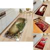 Cheerful Christmas Decor Mat In Lively Colors Ideal For Kitchen And Bedroom Use