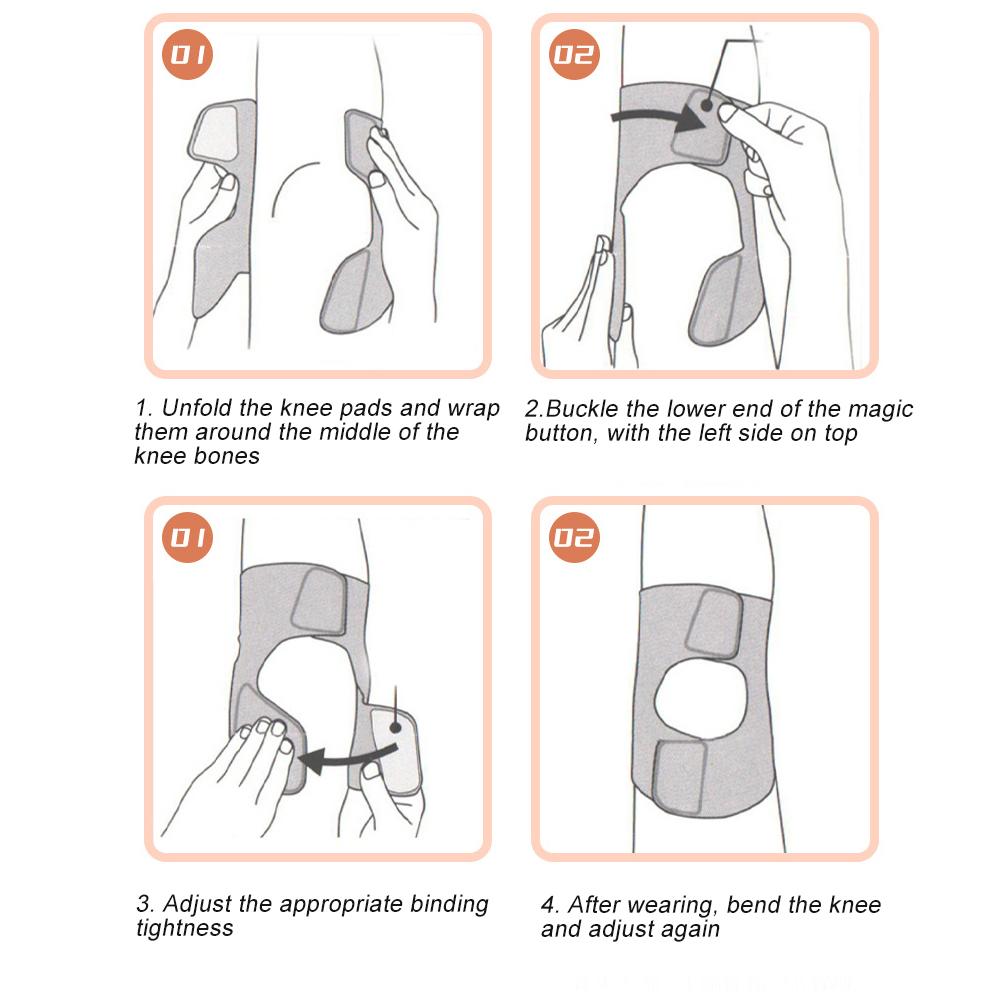 1шт коленный бандаж с боковыми стабилизаторами для облегчения боли в колене при разрыве мениска, артрите передней крестообразной связки, средней крестообразной связки, дышащая регулируемая поддержка колена