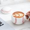 Керамическая кружка для кофе в бейсболе, подарки на день рождения, забавная футбольная чашка для эспрессо для пекарни, дома, жизни