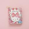 New Short Wallet Cute Hellokitty Mini Zipper Women's Fashion Kitty Change Bag