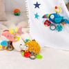 Plush Baby Crib Bell Toys Removable Kids Stuffed Animal Toys Infant Soft Plush Toy  for 0-12 Months