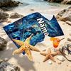 Custom Name Personalized Final Fantasy Print Beach Towel, for Trip Camping Beach Party Home Decor, Birthday Gift for Family & Friends