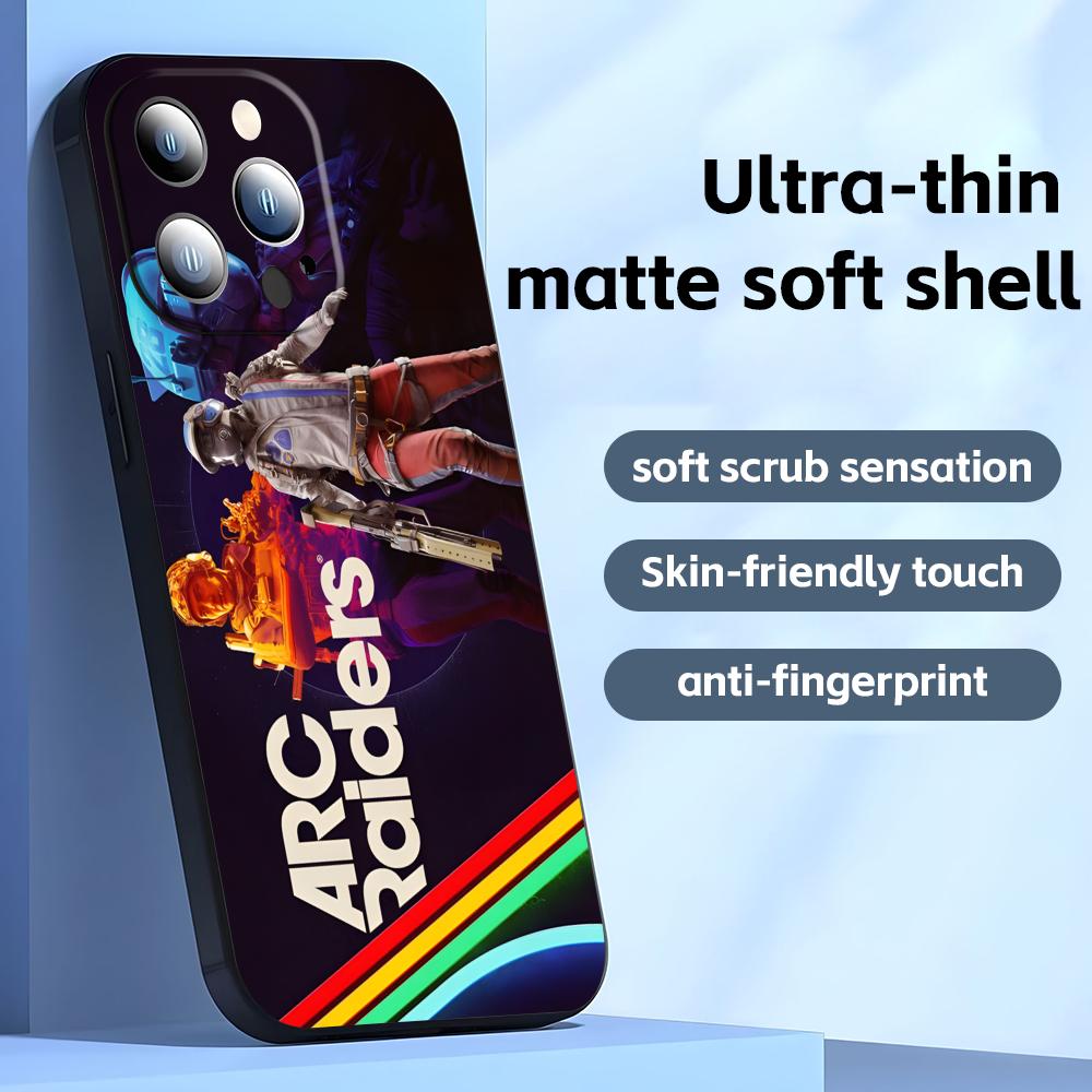 HOT GAME ARC Raiders Phone Case For iPhone17 16 16e 15 14 13 12 11 Plus Mini Pro Max Soft black Shockproof Cover