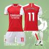 2023-24 Arsenal Home 7 Saka 8 Elneny 9 Jesus 11 Martinelli Football Jersey Sports Apparel For Kids