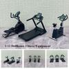 Mini Dollhouse Fitness Equipment DIY Doll House Treadmill Gift Toys  Dollhouse Decoration