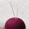 Pin Cushion Exquisite Soft Round Shape Retro Needle Cushion Holder Sewing Accessories Home Use