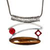 Серебряное ожерелье тибетские украшения бирюзовый одаренный драгоценный камень 18" бирюза,