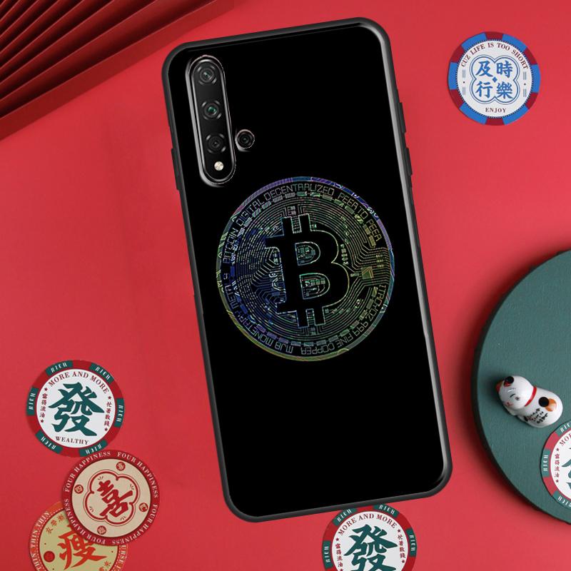 Bitcoin For Huawei P30 P20 P40 Lite P60 Pro Nova 5T 12s 12i 11i Y90 Y70 Y60 Y61 Y91 Y72 9 10 SE Case