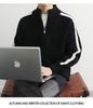 Мужской свитер с полумолнией Arctic Fleece, красно-цветной блок - Высококачественный трикотаж для осени/зимы.