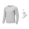 Свитшот Li Ning Fitness Series мужской, смешанный цвет, серо-туманный, AWDU063-2