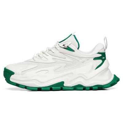 Горячая ткань двухслойная замша ретро износостойкие низкие повседневные туфли женские кроссовки белые зеленые 122148880R-5