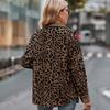 Весенне-осенняя женская куртка с леопардовым принтом и длинными рукавами, рубашка-куртка, женская