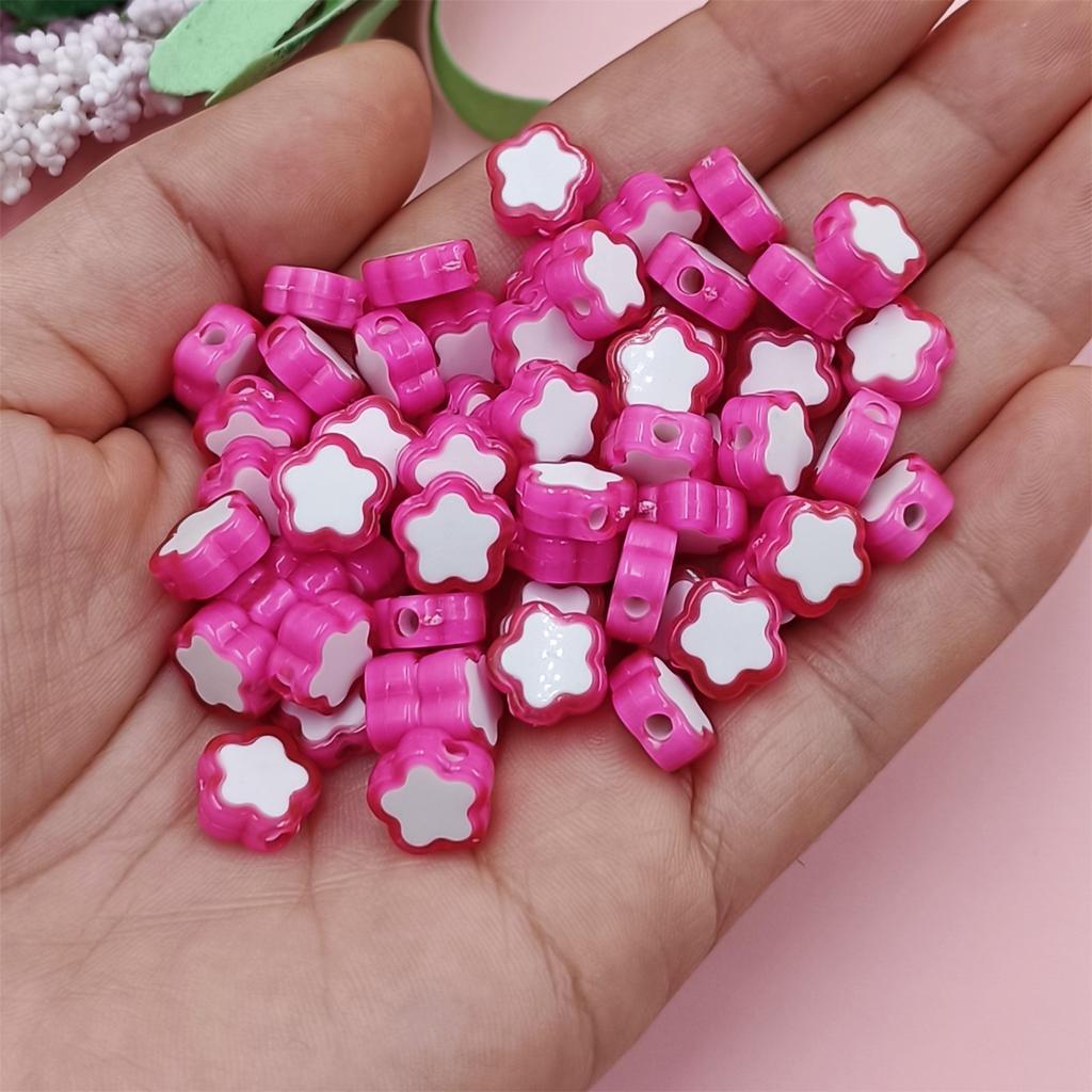 150 шт. ювелирные изделия 10 мм для изготовления ювелирных изделий DIY глиняные бусины ручной работы в форме цветка бусины-разделители акриловые бусины