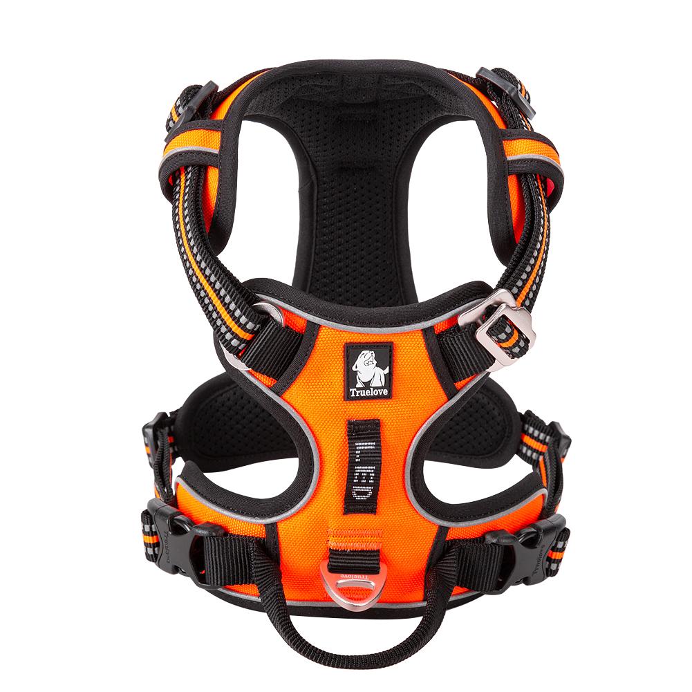 Truelove Pet Harness Anti Pull Reflective Light Up Nylon Breathable Adjustable Dog Harness Training Vest TLH5657