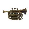 Nautical Antique Brass Beautiful Trumpet Bugle Horn 3 Value + Mouthpiece Horn