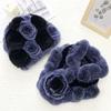 New Women Winter Fur Hat Scarf Sets Natural Warm Real Rex Rabbit Fur Cap Scarves Lady Knitted Warm Genuine Fur Hats Muffler